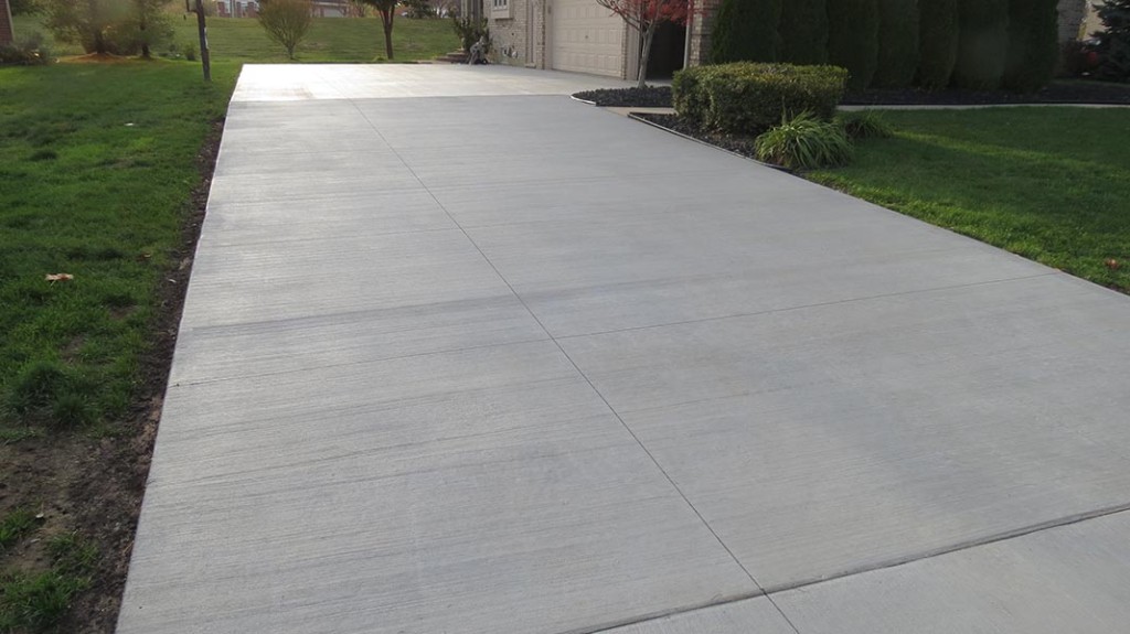New Concrete Driveway