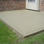 cementing patio