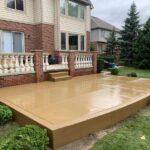 cement patio project